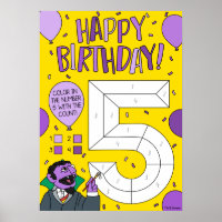 Sesamstraße | Count von Count Color by Numbers
