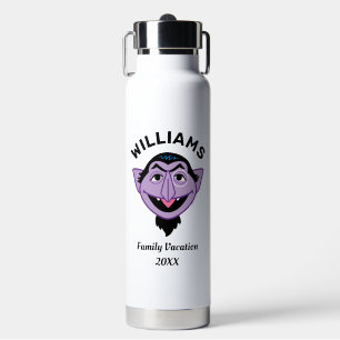 Sesamstraße   Count von Count Family Vacation Trinkflasche