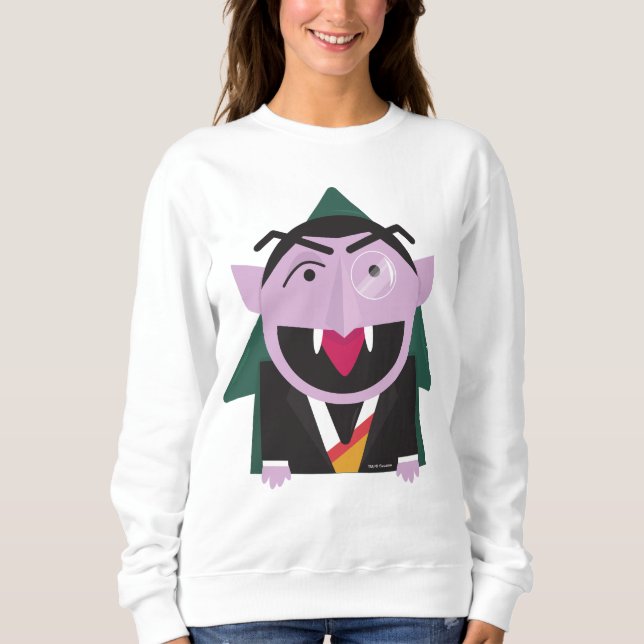 Sesamstraße | Count von Count Illustration Sweatshirt (Vorderseite)