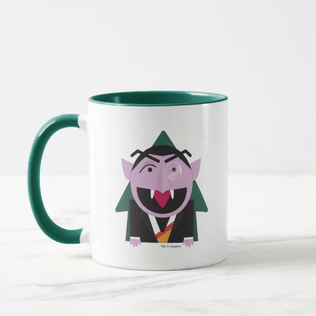 Sesamstraße | Count von Count Illustration Tasse (Links)