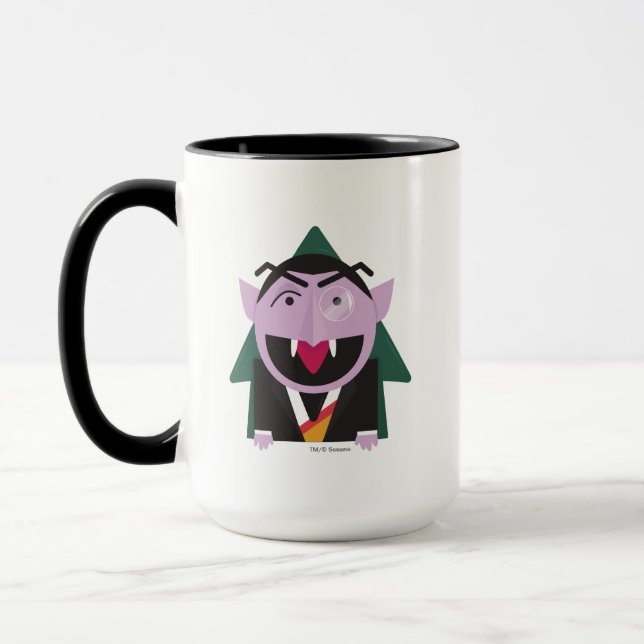 Sesamstraße | Count von Count Illustration Tasse (Links)