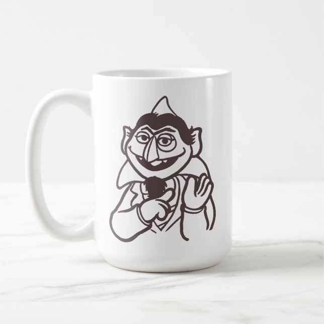 Sesamstraße | Count von Count Kaffeetasse (Links)