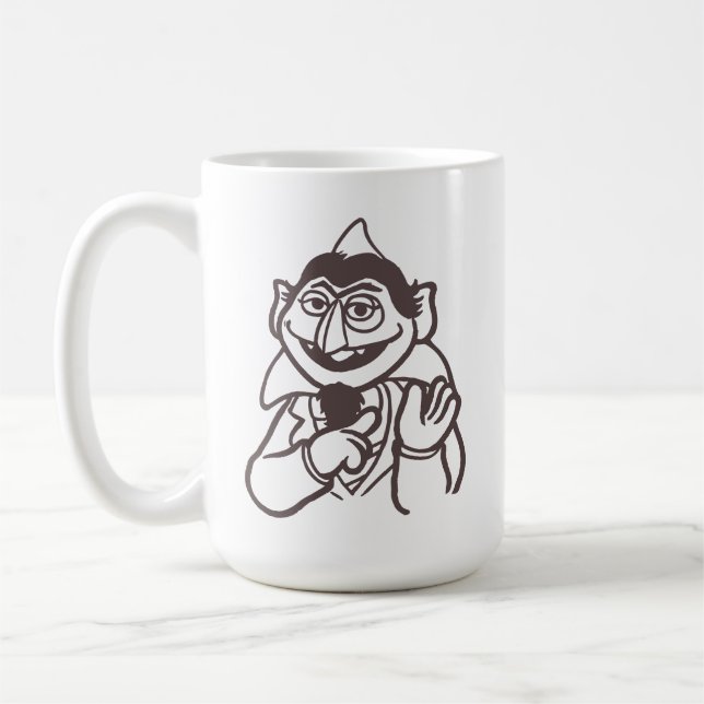 Sesamstraße | Count von Count Kaffeetasse (Links)