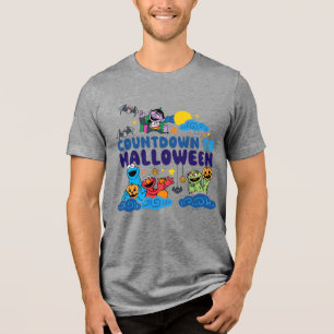 Sesamstraße Countdown bis Halloween Tri-Blend Shirt