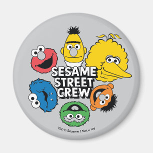 Sesamstraße-Crew Magnet