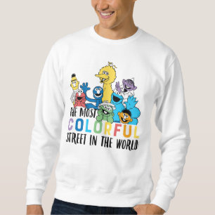 Sesamstraße   Die bunteste Straße Sweatshirt