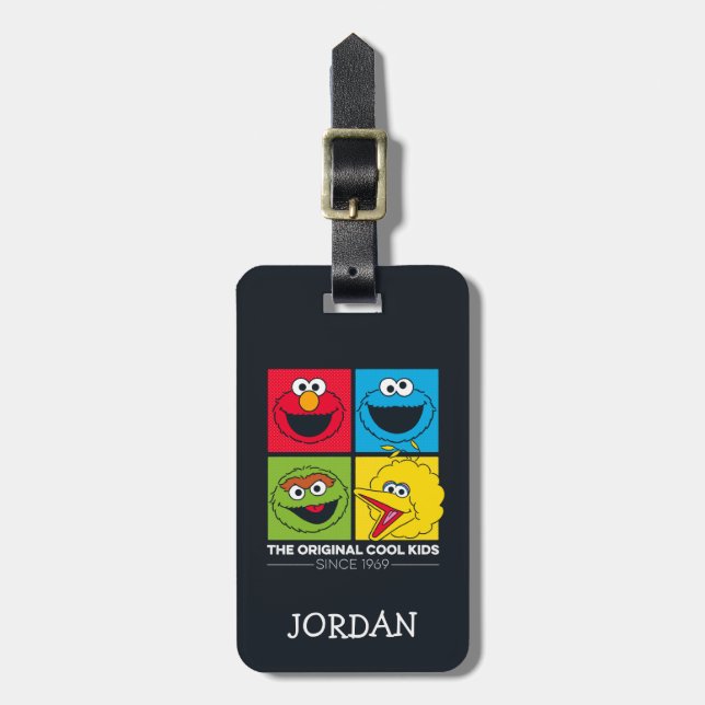 Sesamstraße | Die Coolen Kinder Gepäckanhänger (Vorderseite vertikal)