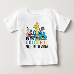 Sesamstraße   Die farbenfrohe Straße Baby T-shirt