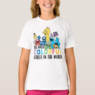 Sesamstraße Die farbenfrohe Straße T-Shirt