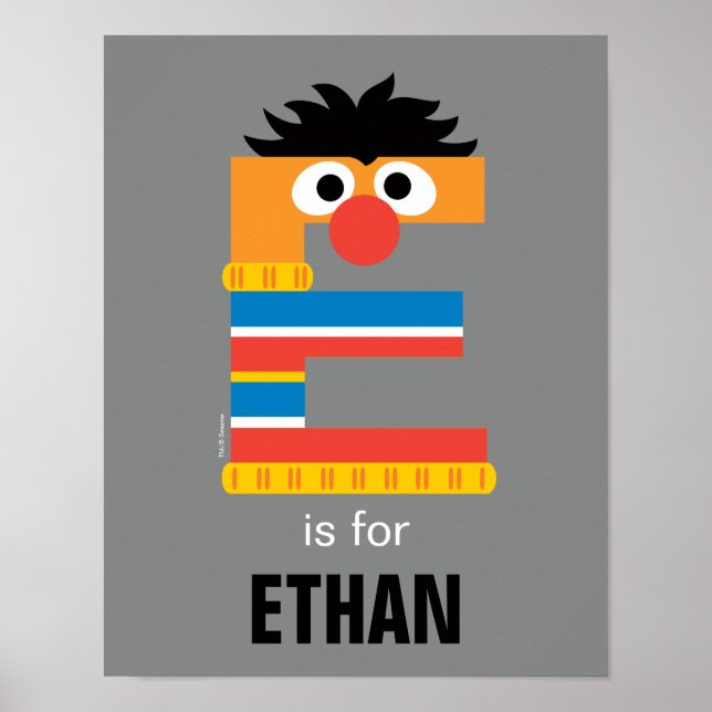 Sesamstraße | E für Ernie Poster (Vorne)