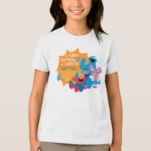 Sesamstraße Ein Furry Festival der Lichter! Tri-Blend Shirt