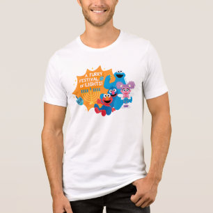 Sesamstraße Ein Furry Festival der Lichter! Tri-Blend Shirt