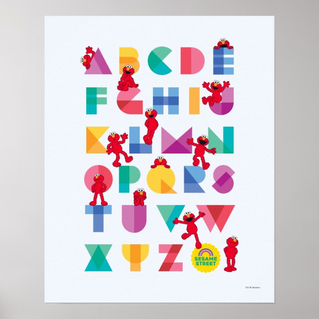 Sesamstraße | Elmo Alphabet Poster (Vorne)