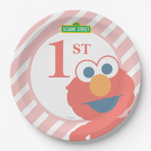 Sesamstraße   Elmo - Baby Birthday Paper Plate Pappteller