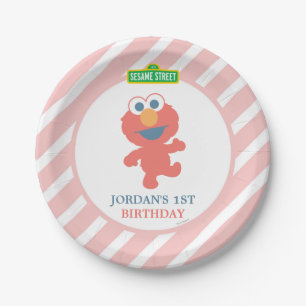 Sesamstraße Elmo - Baby Birthday Paper Plate Pappteller