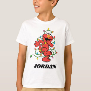 Sesamstraße   Elmo Christmas Lights T-Shirt