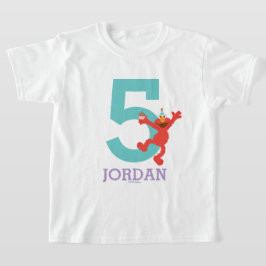 Sesamstraße | Elmo - Confetti 5. Geburtstag T-Shirt