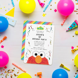 Sesamstraße | Elmo Confetti Birthday Einladung