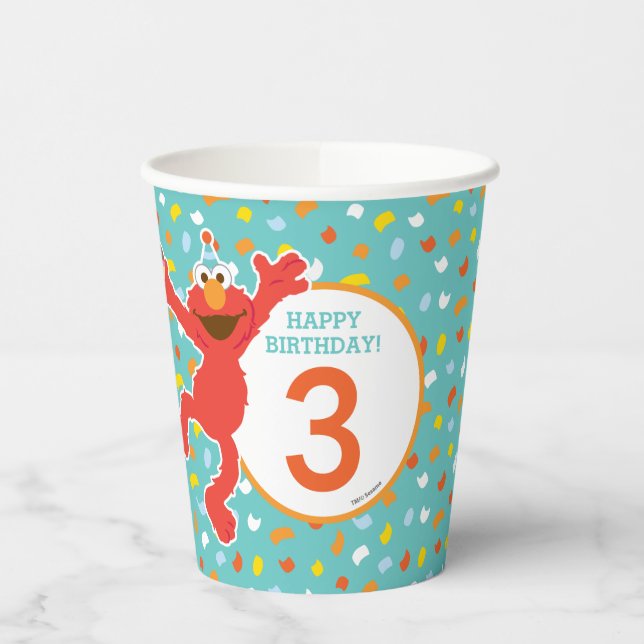 Sesamstraße | Elmo Confetti Birthday Pappbecher (Links)