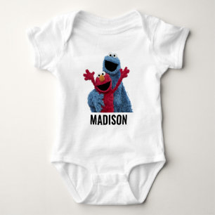 Sesamstraße Elmo & Cookie Monster Baby Strampler