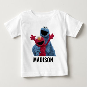 Sesamstraße   Elmo & Cookie Monster Baby T-shirt