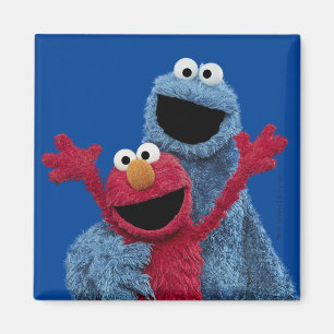Sesamstraße   Elmo & Cookie Monster Magnet