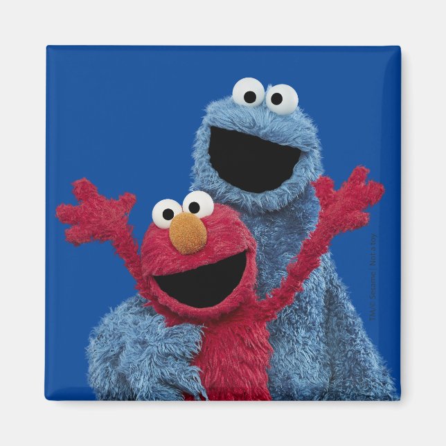 Sesamstraße | Elmo & Cookie Monster Magnet (Vorne)