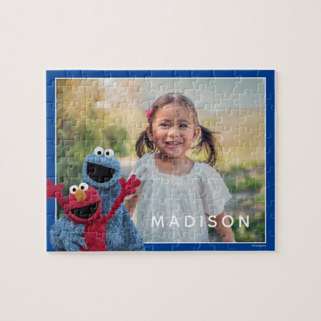 Sesamstraße | Elmo & Cookie Monster Puzzle (Horizontal)