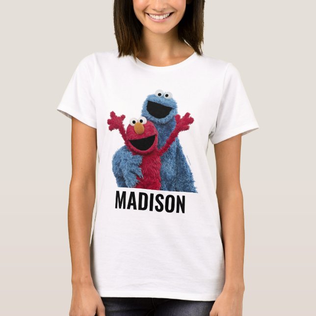 Sesamstraße | Elmo & Cookie Monster T-Shirt (Vorderseite)