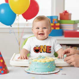 Sesamstraße | Elmo - Erster Geburtstag Baby T-shirt