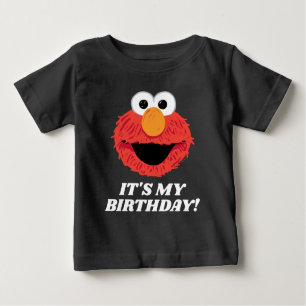 Sesamstraße Elmo Es ist mein Geburtstags-Baby-T Baby T-shirt