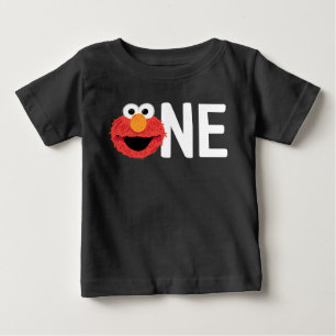 Sesamstraße Elmo Face I'm One Birthday Baby T-shirt