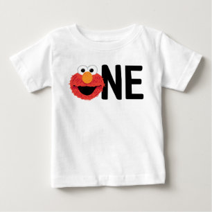 Sesamstraße Elmo Face I'm One Birthday Baby T-shirt