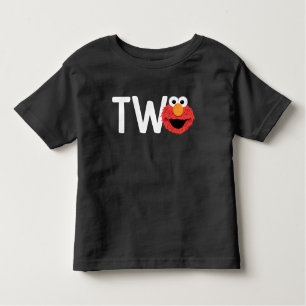 Sesamstraße   Elmo Face I'm Two Birthday Kleinkind T-shirt