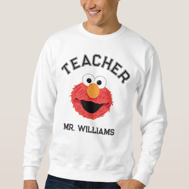 Sesamstraße | Elmo Face Teacher Sweatshirt (Vorderseite)