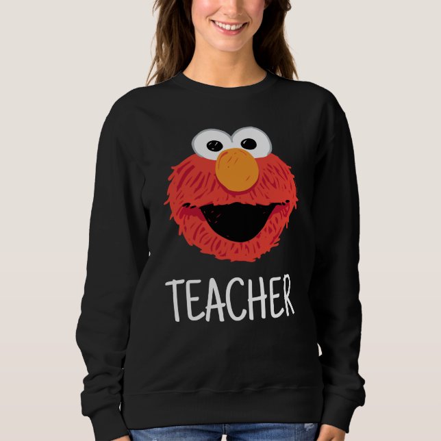 Sesamstraße | Elmo Face Teacher Sweatshirt (Vorderseite)