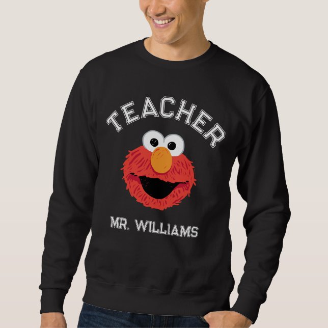 Sesamstraße | Elmo Face Teacher Sweatshirt (Vorderseite)