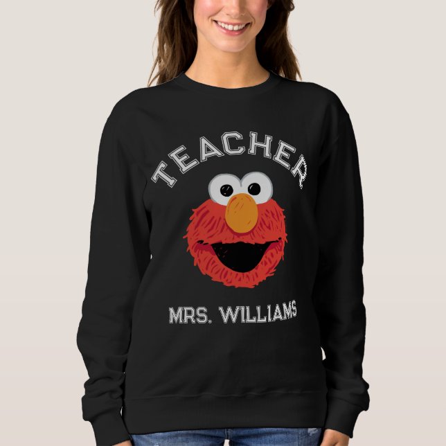 Sesamstraße | Elmo Face Teacher Sweatshirt (Vorderseite)