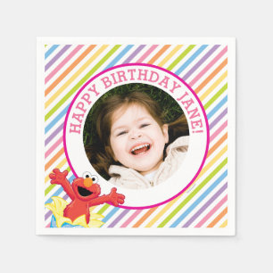 Sesamstraße Elmo Girl's Birthday Serviette