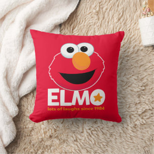 Sesamstraße Elmo Lots of Laughs Seit 1984 Kissen