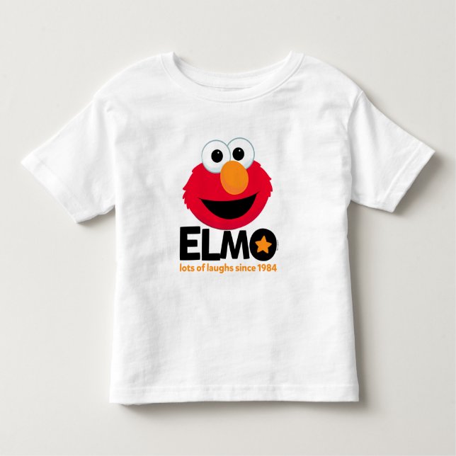 Sesamstraße | Elmo Lots of Laughs Seit 1984 Kleinkind T-shirt (Vorderseite)
