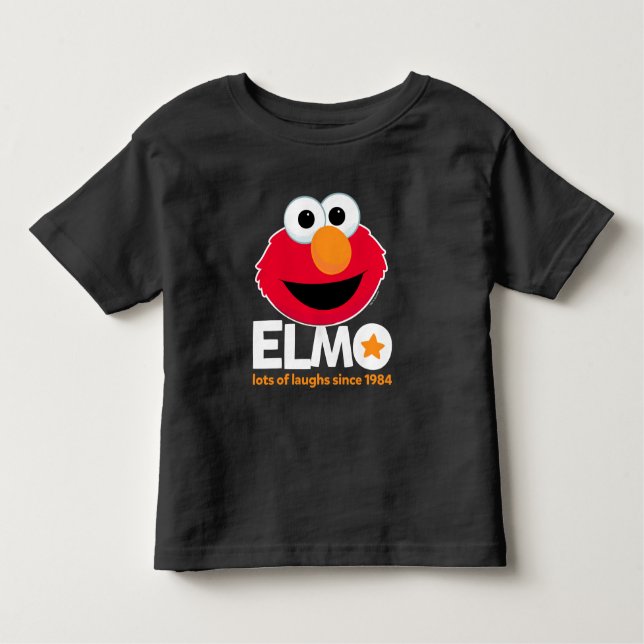 Sesamstraße | Elmo Lots of Laughs Seit 1984 Kleinkind T-shirt (Vorderseite)