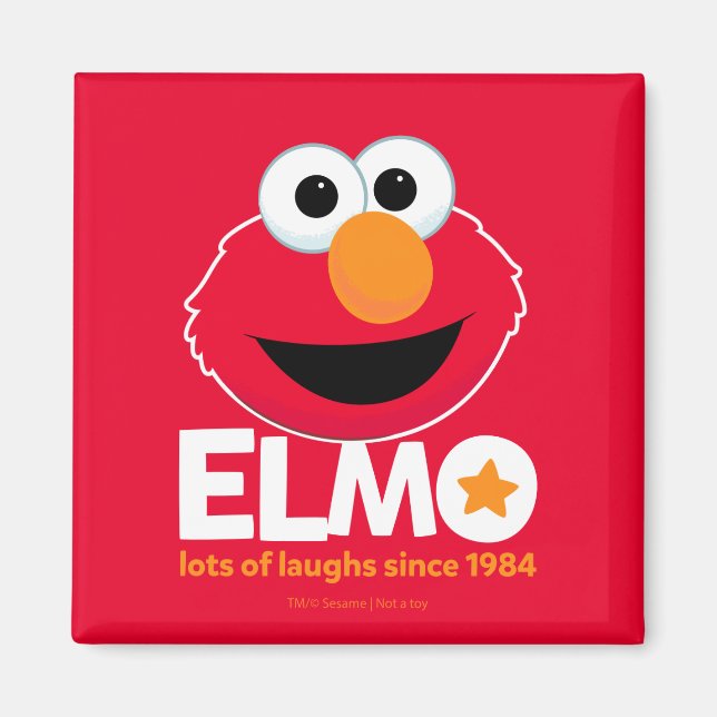 Sesamstraße | Elmo Lots of Laughs Seit 1984 Magnet (Vorne)