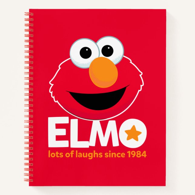 Sesamstraße | Elmo Lots of Laughs Seit 1984 Notizbuch (Vorderseite)