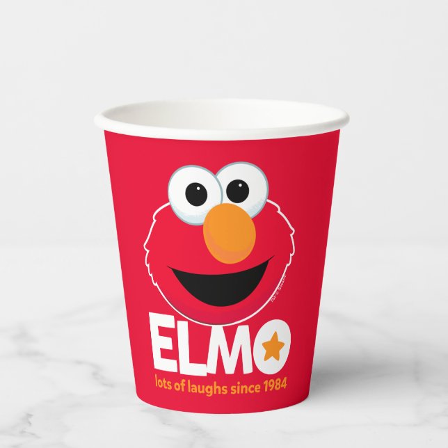 Sesamstraße | Elmo Lots of Laughs Seit 1984 Pappbecher (Vorderseite)