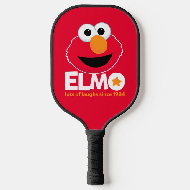 Sesamstraße | Elmo Lots of Laughs Seit 1984 Pickleball Schläger (Vorderseite)
