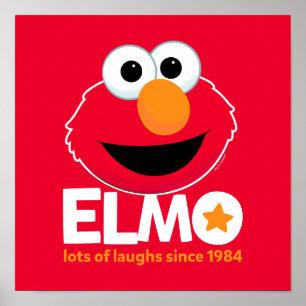 Sesamstraße Elmo Lots of Laughs Seit 1984 Poster