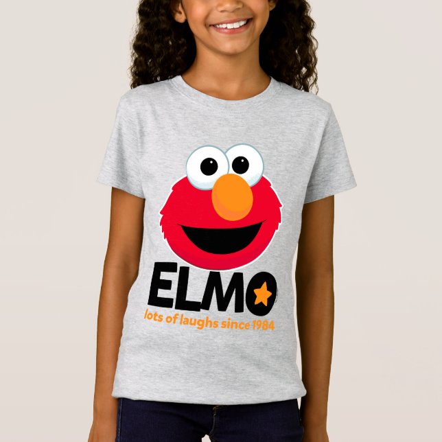 Sesamstraße | Elmo Lots of Laughs Seit 1984 T-Shirt (Vorderseite)