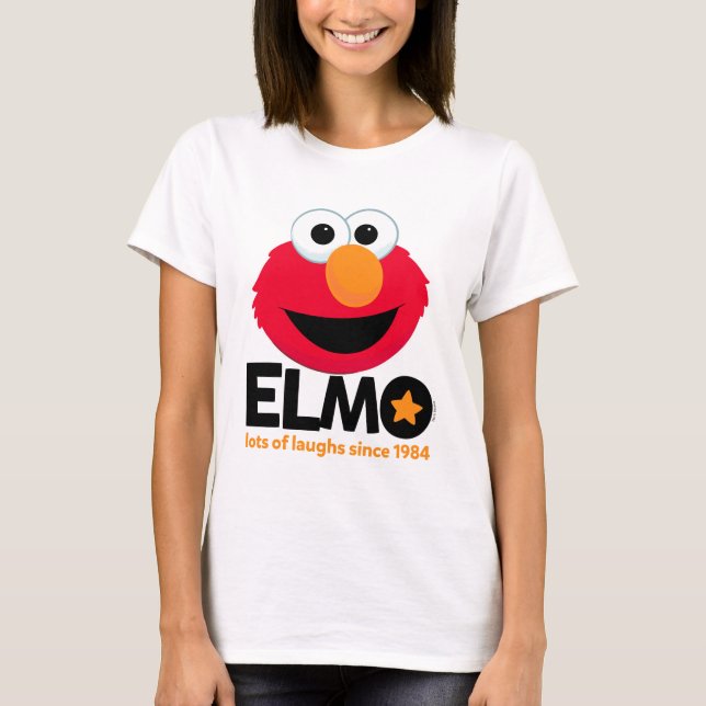 Sesamstraße | Elmo Lots of Laughs Seit 1984 T-Shirt (Vorderseite)