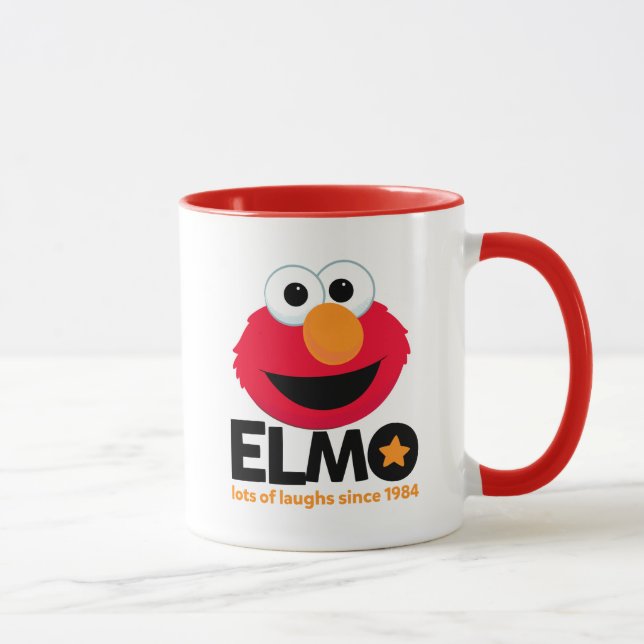 Sesamstraße | Elmo Lots of Laughs Seit 1984 Tasse (Rechts)